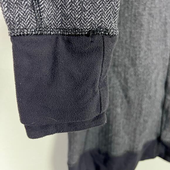 Lululemon Women's Size 4 Think Fast Hoodie Heathered Herringbone Black - Picture 3 of 11